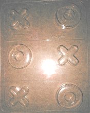 2in. X and O, Plastic Mold - %%product%%