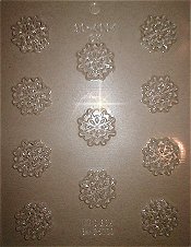 1.375 in. Snowflakes, Plastic Mold - %%product%%