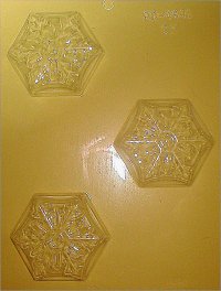 3in. Snowflake Soap, Plastic Mold - %%product%%