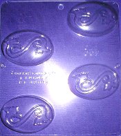 Deco Oval Soap, Plastic Mold - %%product%%