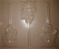 Kitten with Bow Soap, Plastic Mold - %%product%%