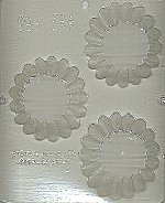 3.625in. Scalloped, Plastic Mold - %%product%%