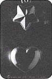 Heart and Star Soap Mold - %%product%%