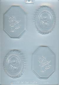 Fancy Rose Soaps, Plastic Mold - %%product%%