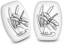 3D Dragonfly Cattail Soap Mold - %%product%%