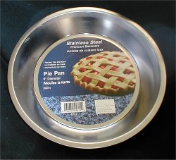 9in. Stainless Steel Pie Pan - %%product%%
