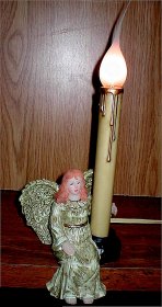 Angel Candle Lamp with Silicone Bulb - %%product%%