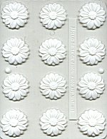 Detailed Daisy, High Temp Plastic Mold - %%product%%
