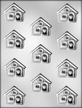 House w/Heart Plastic Mold - %%product%%