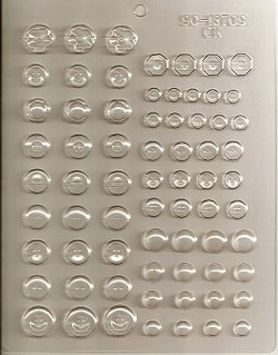 Button Assortment Plastic Mold - %%product%%