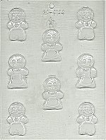 Gingerbread Boys & Girls, Plastic Mold - %%product%%