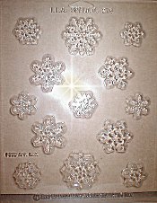 Delicate Snowflake Assortment Mold - %%product%%