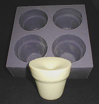 Flower Pot Votive Refill Silicone Mold - %%product%%