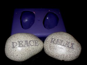 Large Sayings Rocks No.1, Silicone Mold - %%product%%